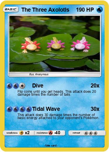 Pokemon The Three Axolotls