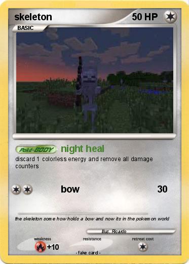 Pokemon skeleton