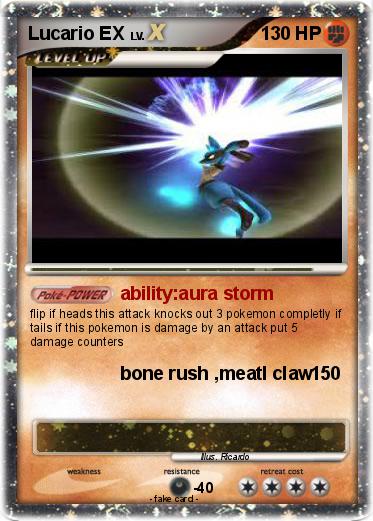 Pokemon Lucario EX