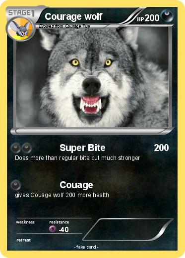 Pokemon Courage wolf