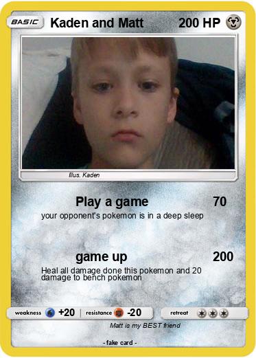 Pokemon Kaden and Matt