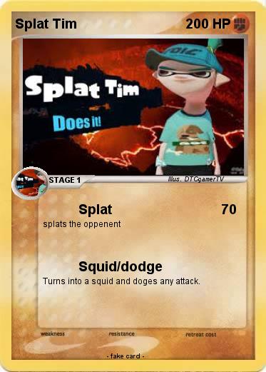 Pokemon Splat Tim