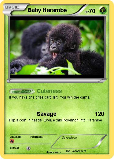 Pokemon Baby Harambe