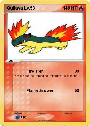 Pokemon Quilava Lv.53