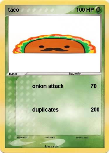 Pokemon taco