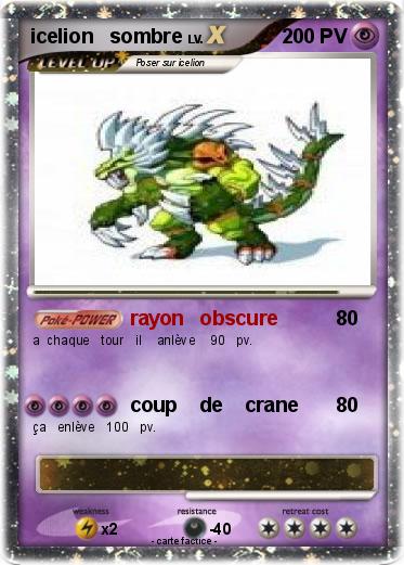 Pokemon icelion   sombre