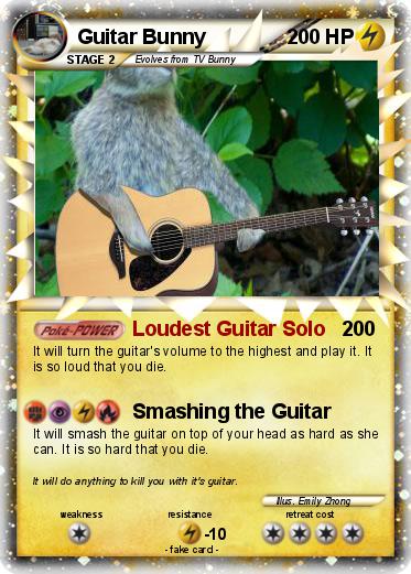 Pokemon Guitar Bunny