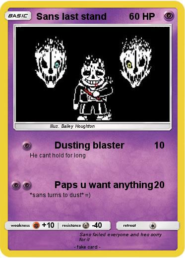 Pokemon Sans last stand