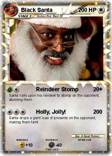 Pokemon Black Santa