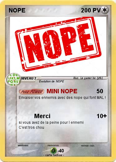 Pokemon NOPE