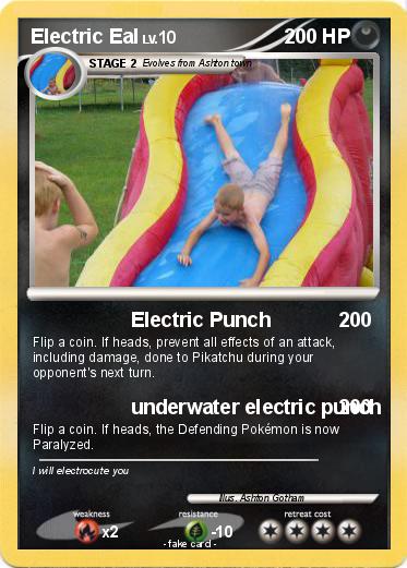Pokemon Electric Eal