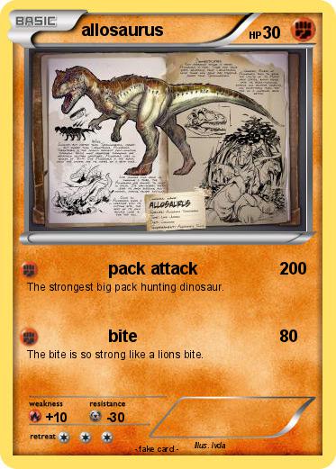 Pokemon allosaurus