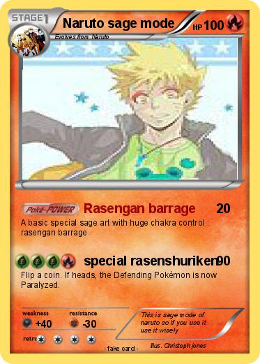 Pokemon Naruto sage mode