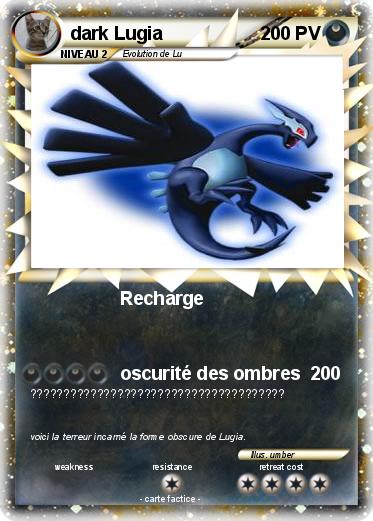 Pokemon dark Lugia