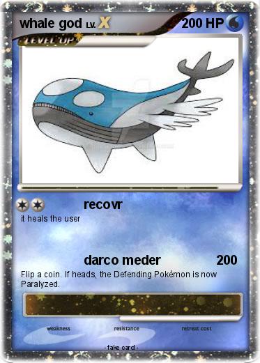 Pokemon whale god