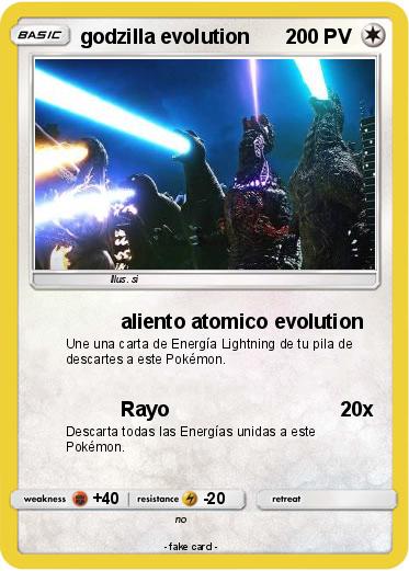 Pokemon godzilla evolution