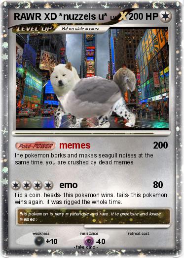 Pokemon RAWR XD *nuzzels u*