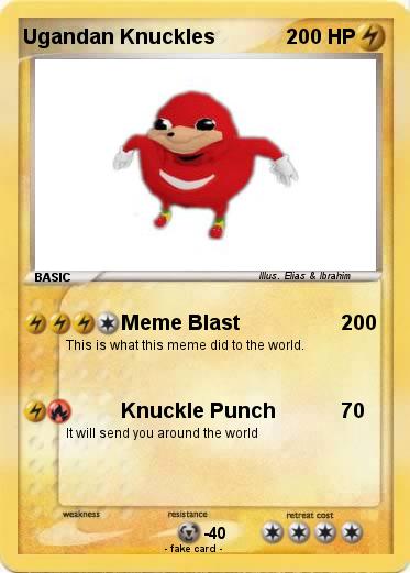 Pokemon Ugandan Knuckles