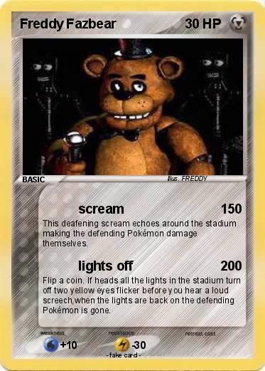 Pokemon Freddy Fazbear