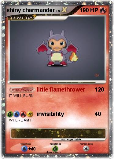 Pokemon shiny charmander