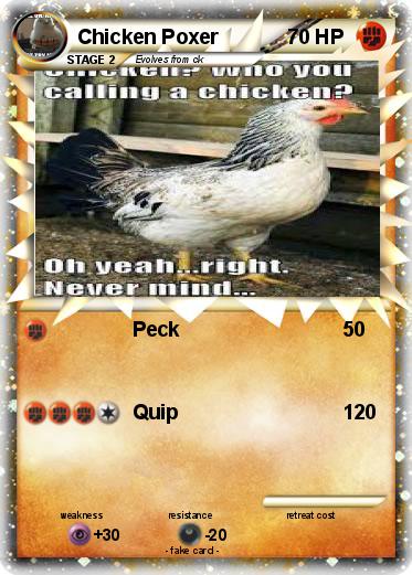 Pokemon Chicken Poxer