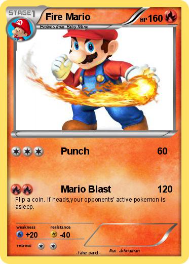 Pokemon Fire Mario