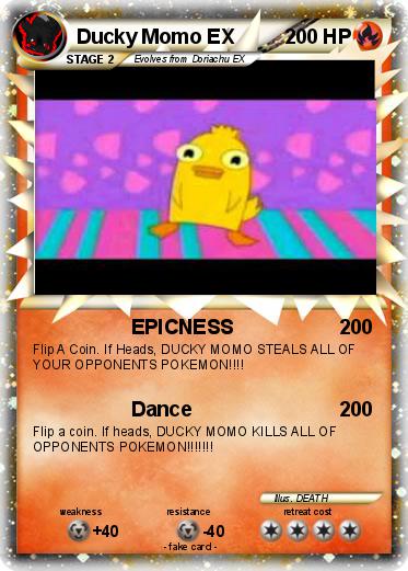 Pokemon Ducky Momo EX