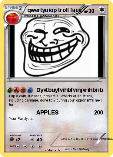 Pokemon qwertyuiop troll face