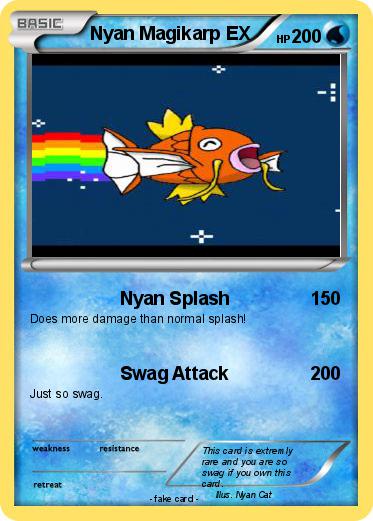 Pokemon Nyan Magikarp EX