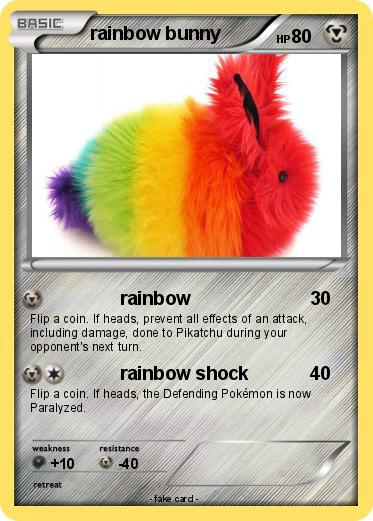 Pokemon rainbow bunny