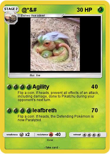 Pokemon @*&#
