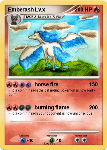 Pokemon Emberash Lv.x