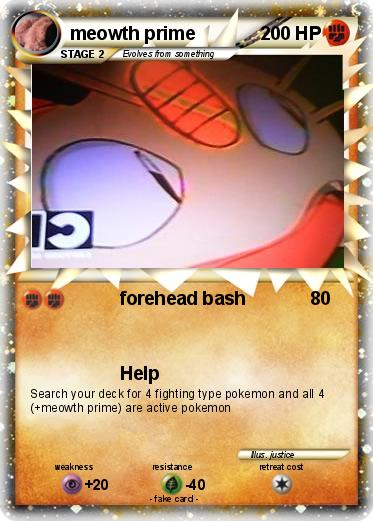 Pokemon meowth prime