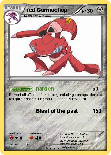 Pokemon red Garmachop