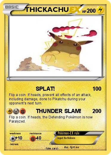 Pokemon THICKACHU