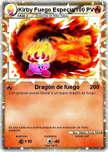 Pokemon Kirby Fuego Especial