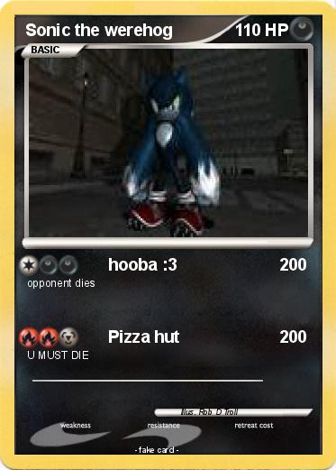 Pokemon Sonic the werehog