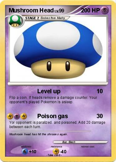 Pokemon Mushroom Head