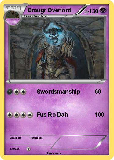 Pokemon Draugr Overlord