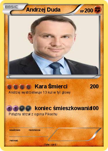 Pokemon Andrzej Duda