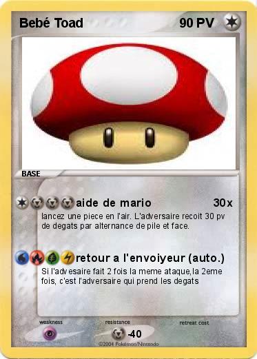 Pokemon Bebé Toad