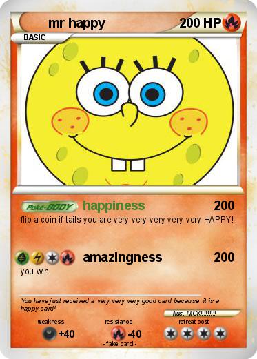 Pokemon mr happy