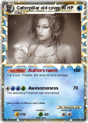 Pokemon Catterpillar old cover