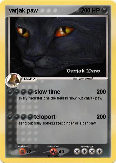 Pokémon varjak paw 3 3 - slow time - My Pokemon Card