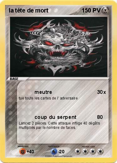 Pokemon la téte de mort 