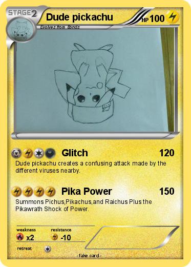 Pokemon Dude pickachu