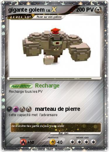 Pokemon gigante golem