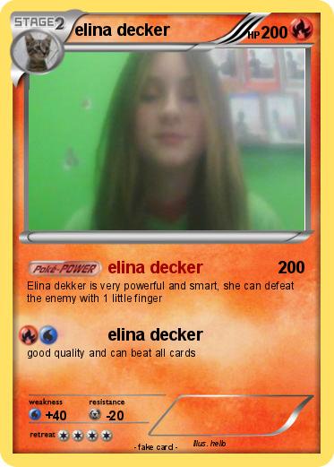 Pokemon elina decker