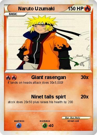 Pokemon Naruto Uzumaki