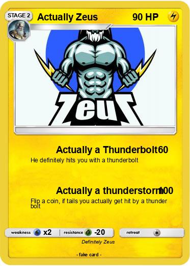 Pokemon Actually Zeus